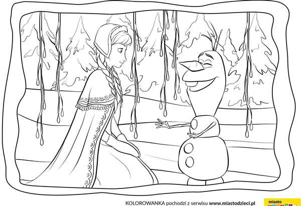 Раскраска Anna Elsa