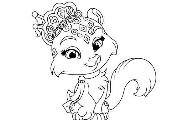 Раскраска Palace Pets