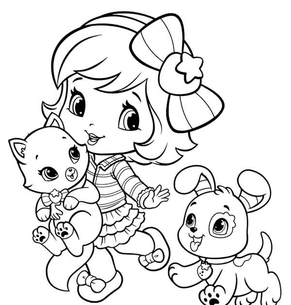 Раскраска Palace Pets