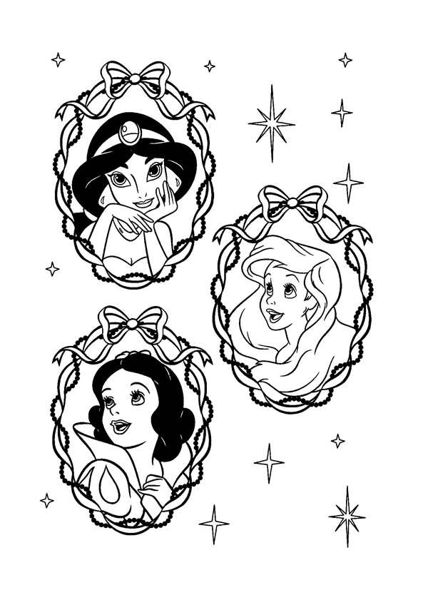 Раскраска Princess Disney