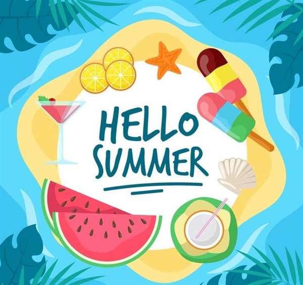 Hello Summer рисунок