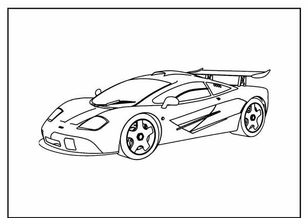 Honda NSX 2000 раскраска