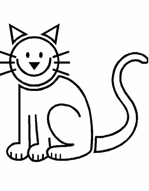 Раскраска. Котики
