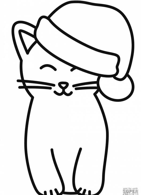 Кошка рисунок для детей