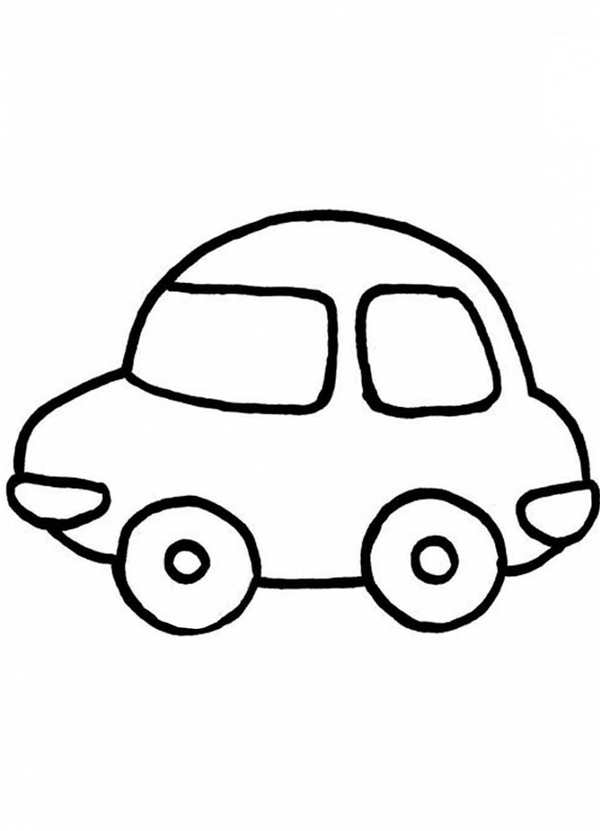 Автомобиль контур для детей