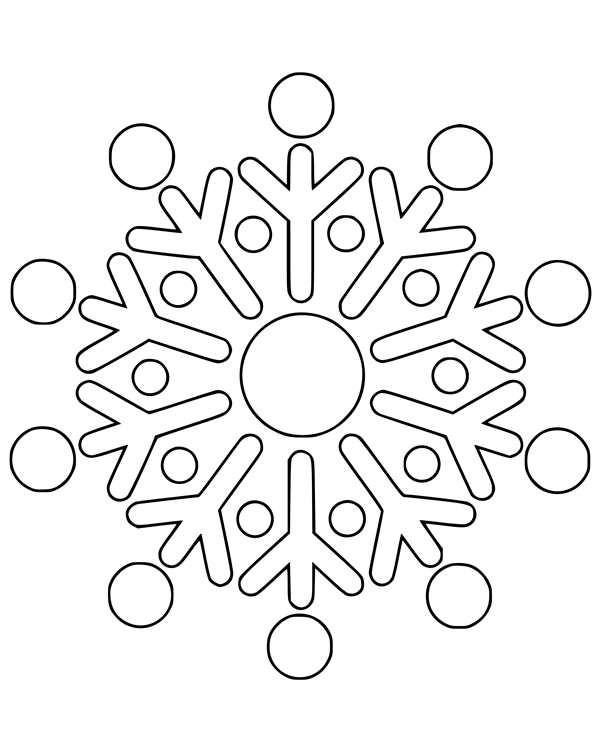 Снежинка рисунок