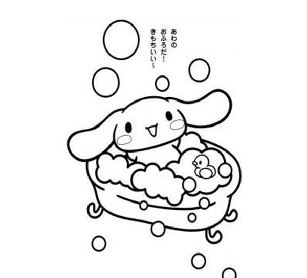 Cinnamoroll раскраска