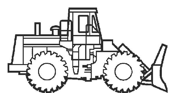 ДТ 75 раскраска