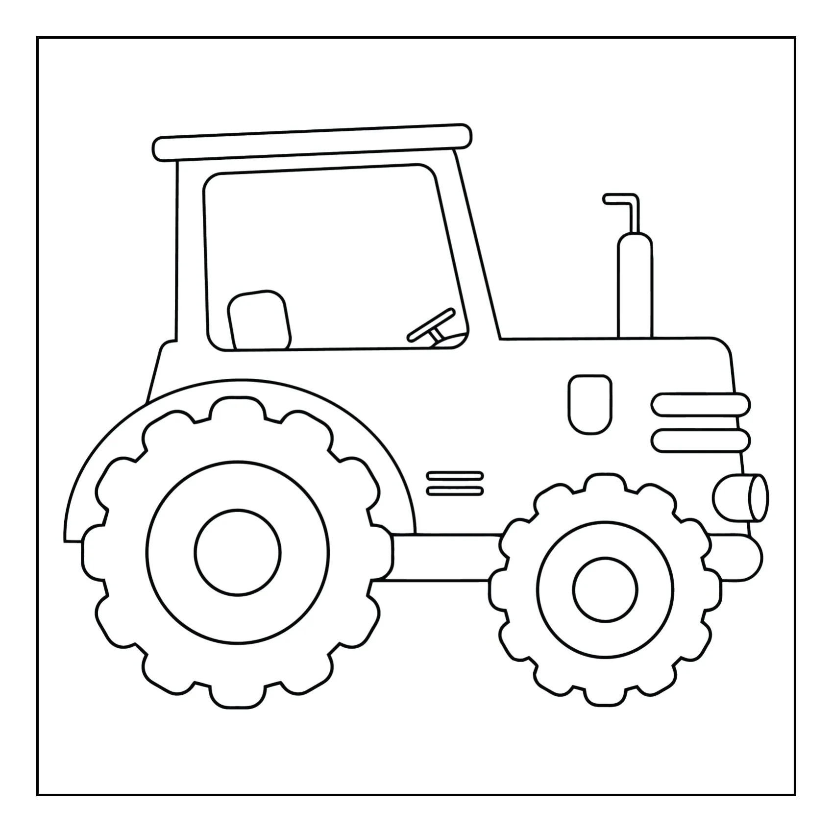 Комбайн John Deere раскраска