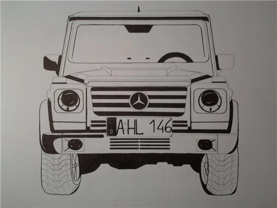 Мерседес Гелендваген g 63 чертежи