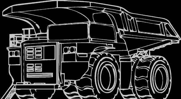 Самосвал БЕЛАЗ 75306 чертежи