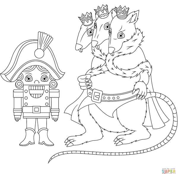 Нарисовать Щелкунчика