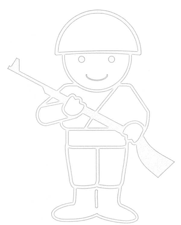 Рисунок солдату