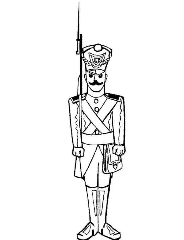 Разведчик раскраска