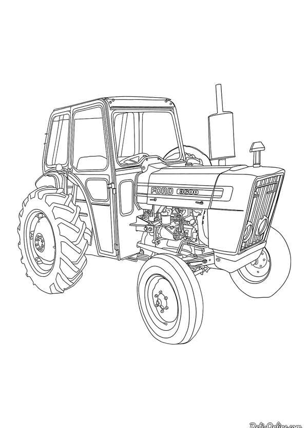 Раскраска трактор Беларус МТЗ-82