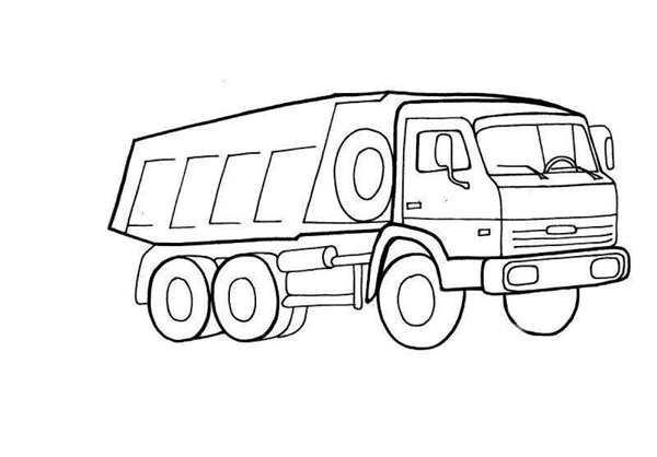 Раскраска грузовик Урал 4320