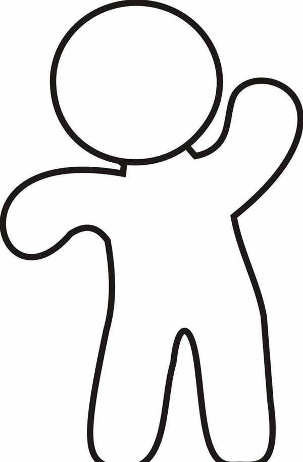 Gingerbread man раскраска для детей