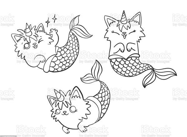 Рисунки для срисовки котики