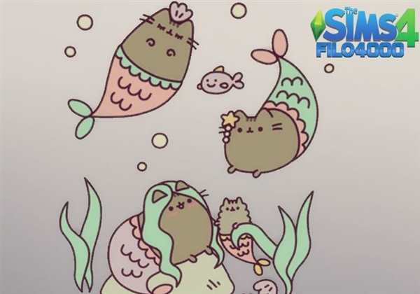 Pusheen Русалка