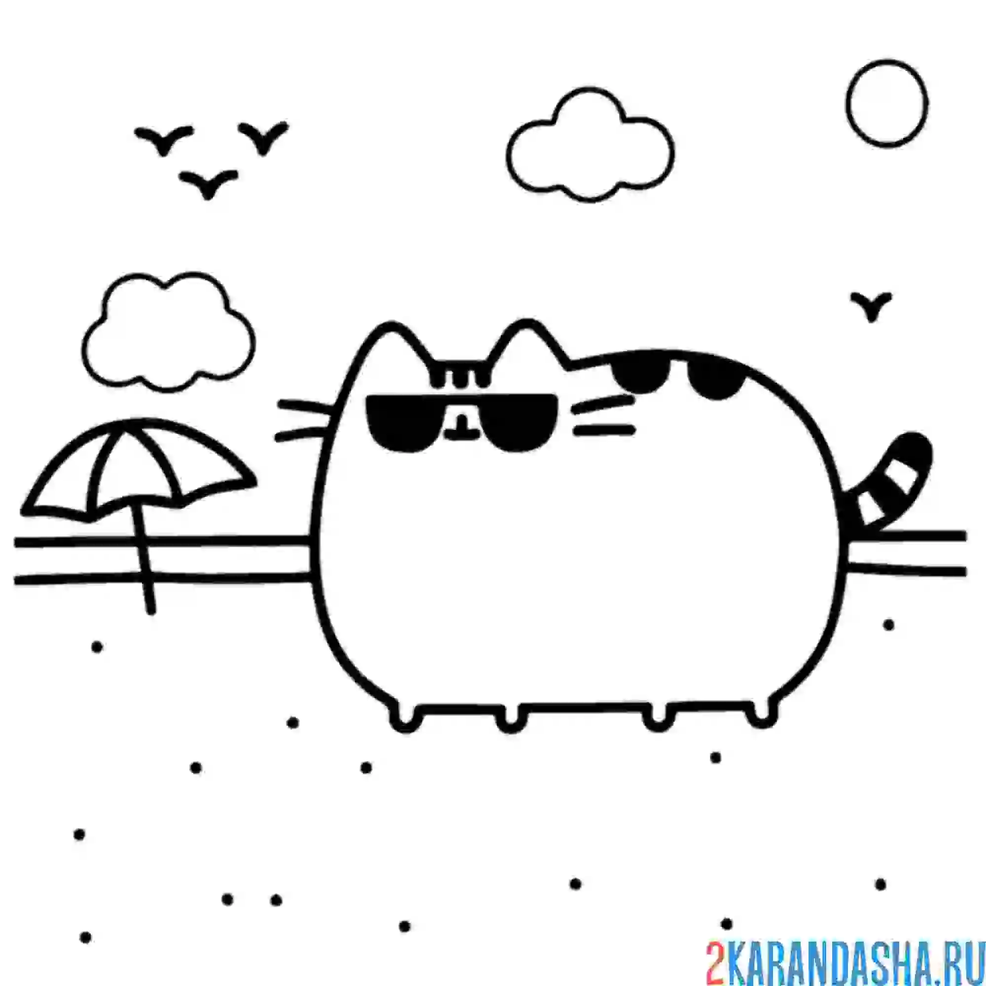 Pusheen Cat Русалка