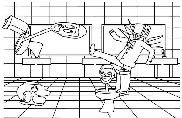 Раскраска Пятерочка Creative Fun на Улице