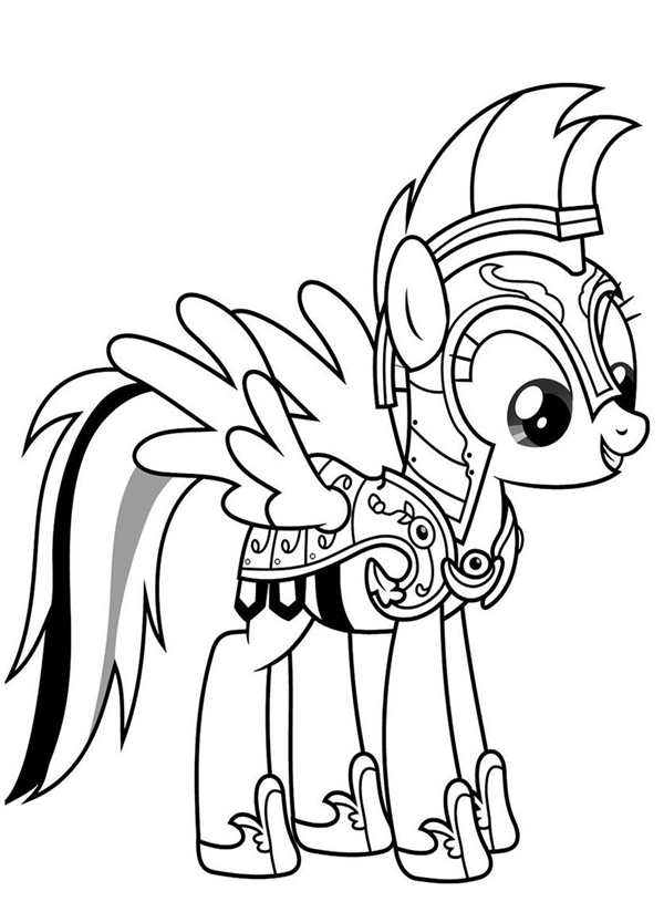 Раскраска my little Pony Санни