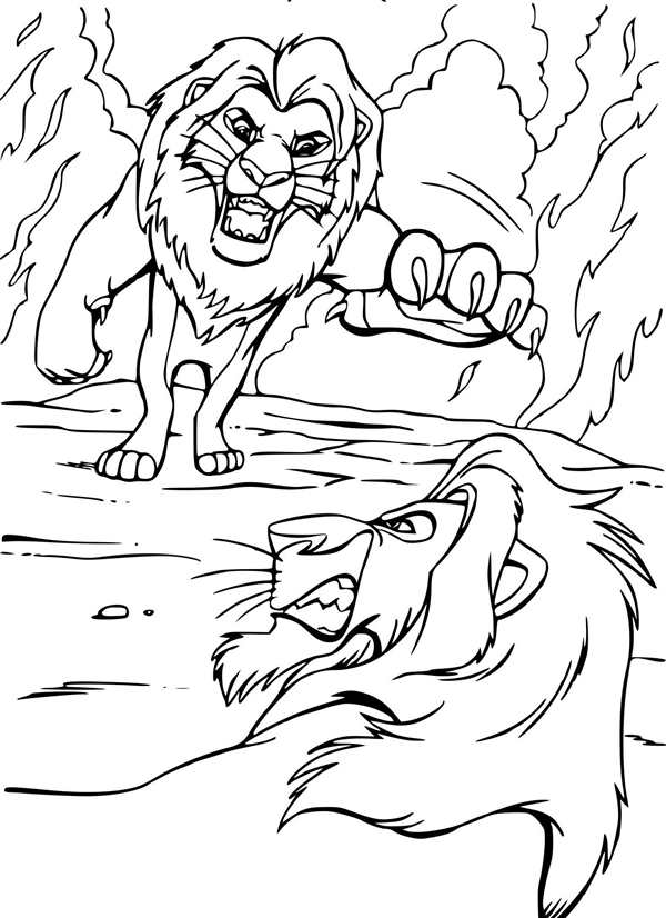 Король Лев Симба и Рафики
