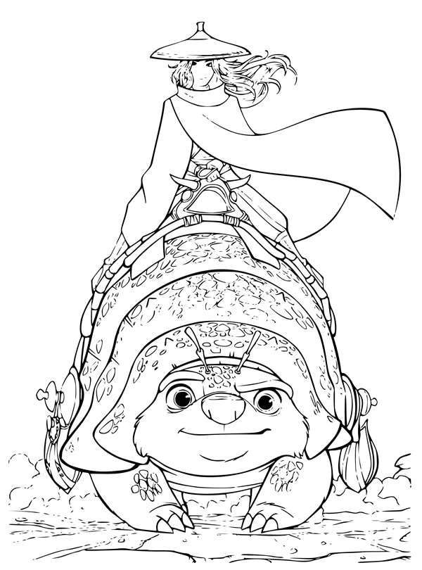 Раскраска дракон