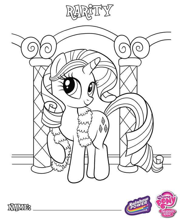Раскраска my little Pony Санни