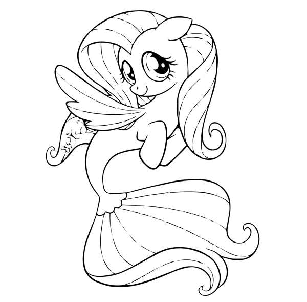 My little Pony раскраска Рарити