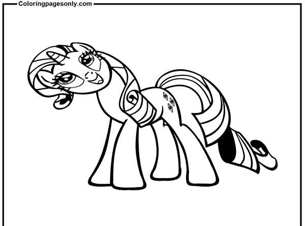 My little Pony раскраска Рарити