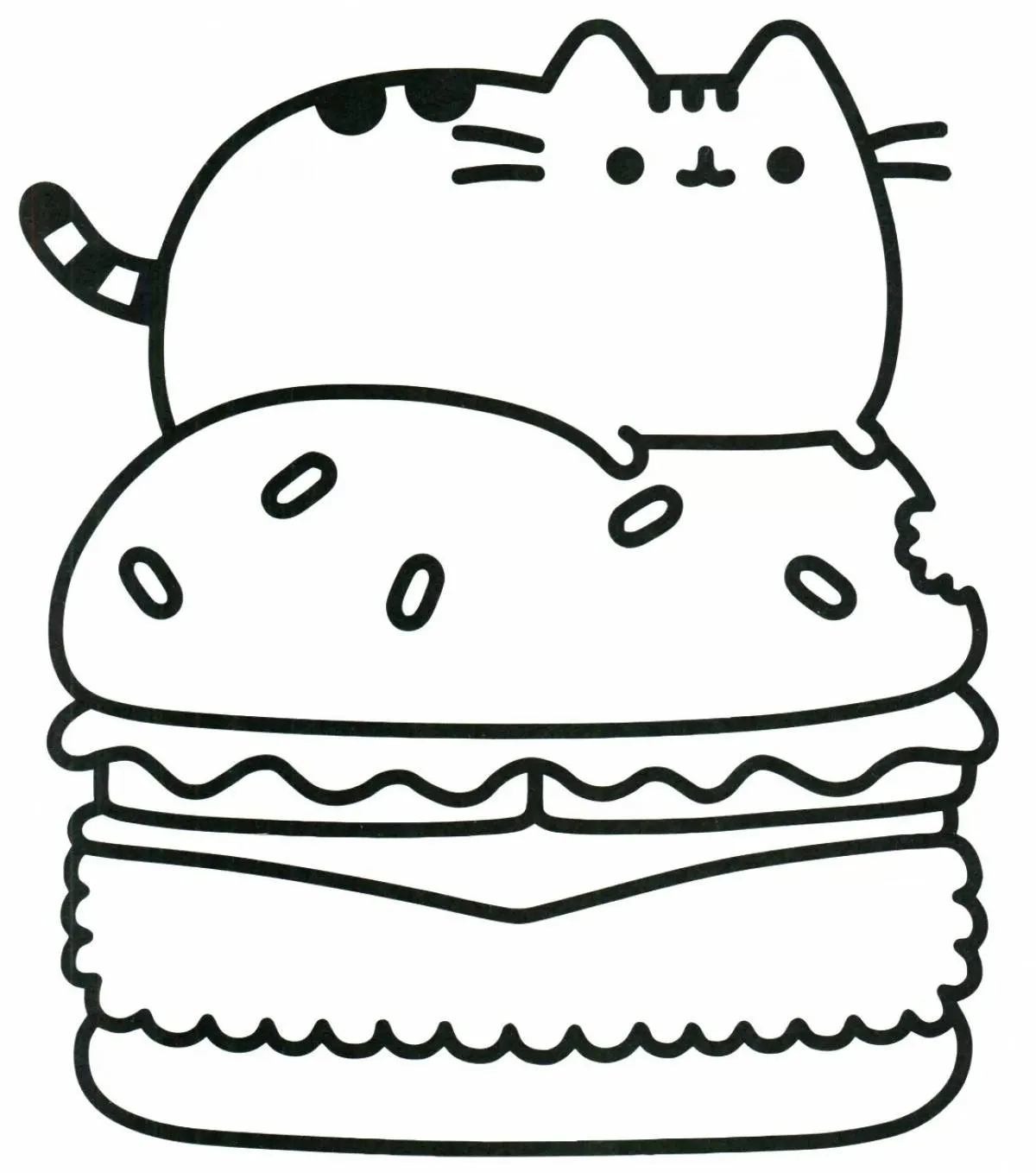 Кошки. Раскраска