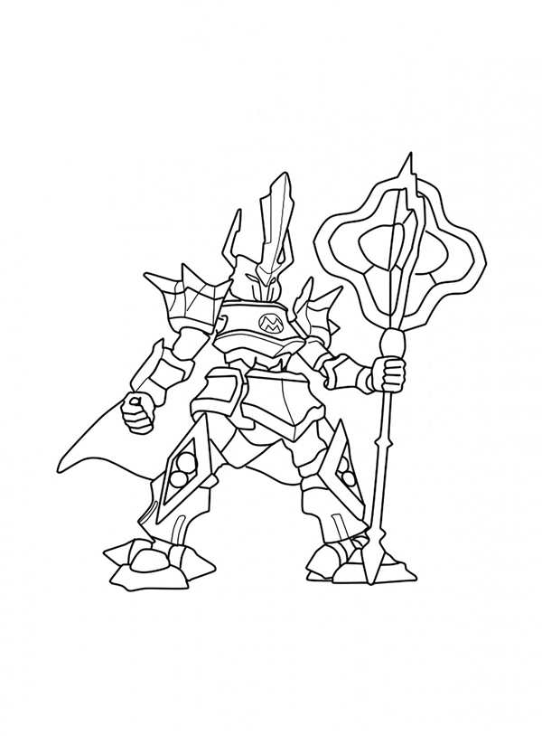 Раскраска LEGO Bionicle