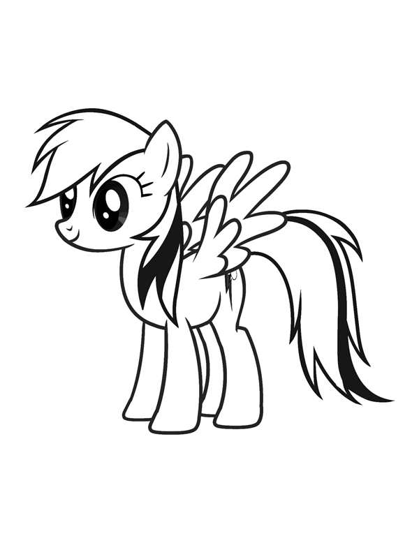 My little Pony раскраска Рарити