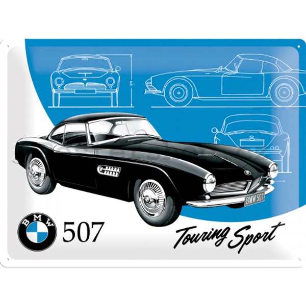 Раскраска Ретро BMW 507 в Классическом Стиле