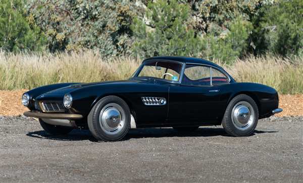 Раскраска Ретро BMW 507 в Классическом Стиле
