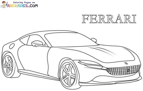 Ferrari f40 чертеж