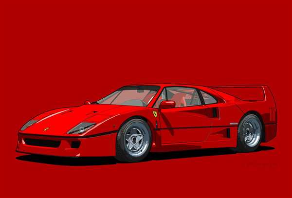 Раскраска Ferrari FXX