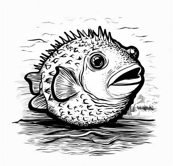 Морские рыбы раскраска