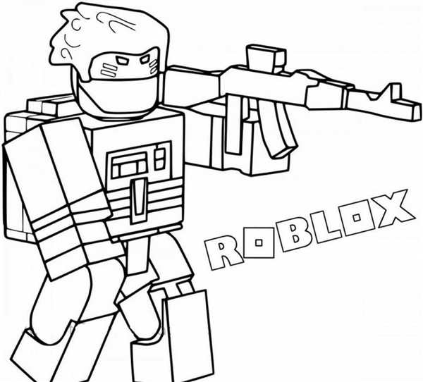 Roblox раскраска