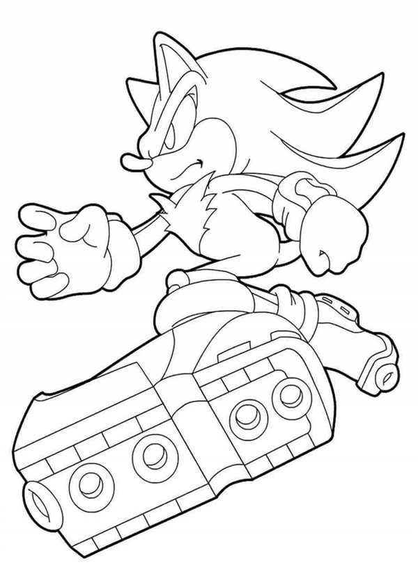Metal Sonic раскраска