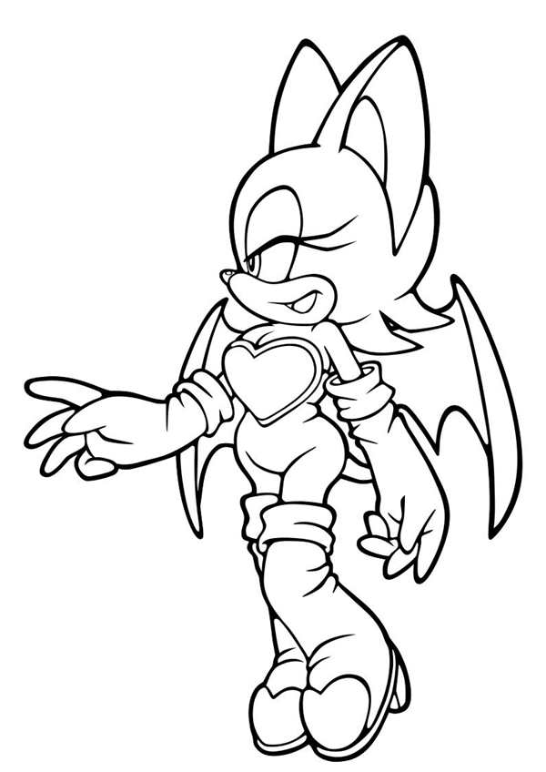 Раскраска Робот Е102 Гамма из SonicAdventure