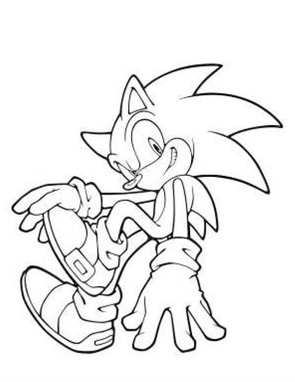 Раскраска Робот Е102 Гамма из SonicAdventure