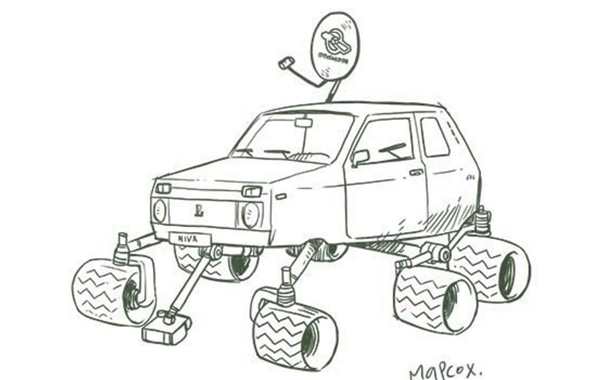 Марсоход Curiosity схема