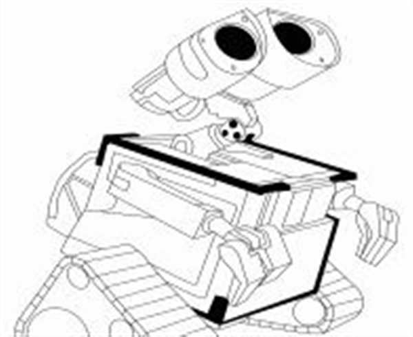 Роботы картинки раскраски