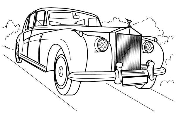 Rolls Royce Wraith чертеж