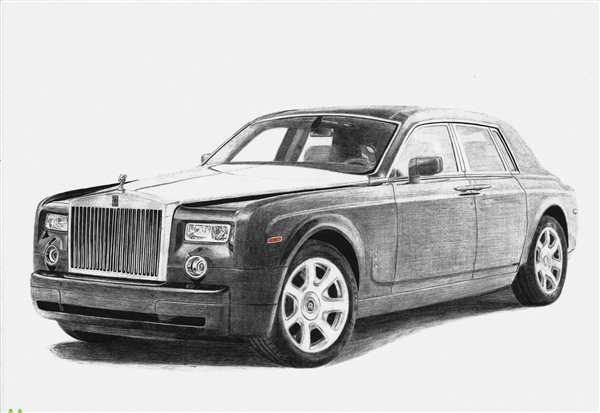 Раскраска RollsRoyce KalinaCreative Colors for Luxury Dreams