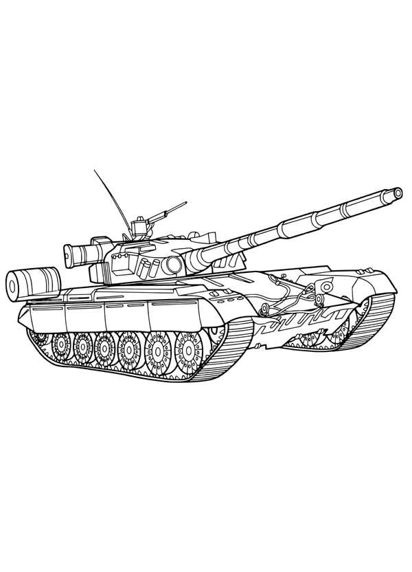 Раскраски танки т 90