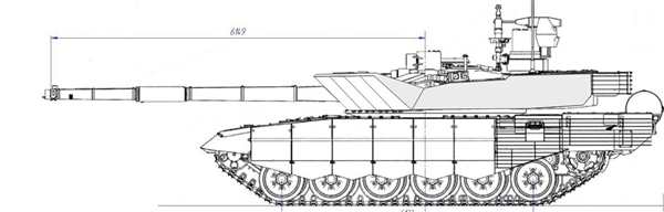Раскраска танк т 90