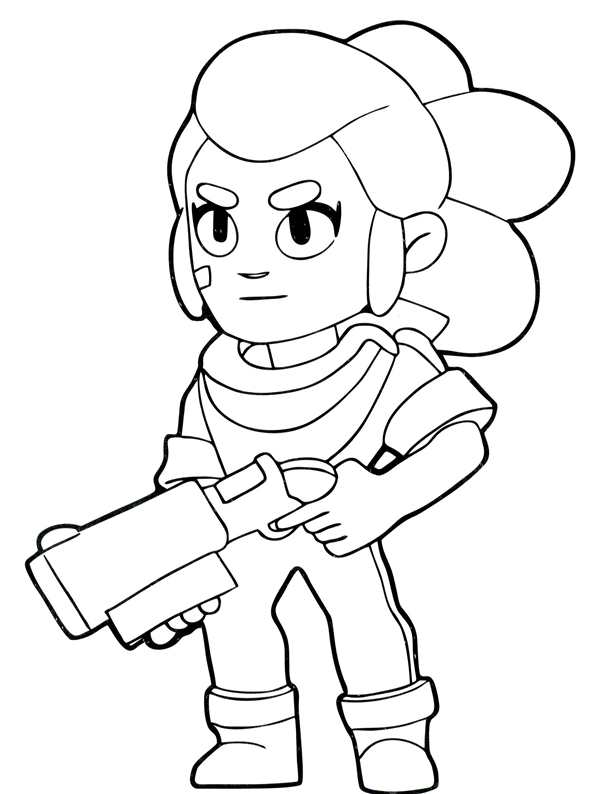 Раскраски Brawl Stars